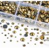 image6736pcs Hotfix Rhinestones FlatbackRoyal Blue Rhinestones for Crafts Clothes Mixed 5 Sizes Hotfix Crystals with Tweezers and Wax Pencil Kit SS6SS30SapphireAurum