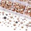 image6736pcs Hotfix Rhinestones FlatbackRoyal Blue Rhinestones for Crafts Clothes Mixed 5 Sizes Hotfix Crystals with Tweezers and Wax Pencil Kit SS6SS30SapphireChampagne