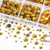 image6736pcs Hotfix Rhinestones FlatbackRoyal Blue Rhinestones for Crafts Clothes Mixed 5 Sizes Hotfix Crystals with Tweezers and Wax Pencil Kit SS6SS30SapphireTopaz