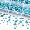 image6736pcs Hotfix Rhinestones FlatbackRoyal Blue Rhinestones for Crafts Clothes Mixed 5 Sizes Hotfix Crystals with Tweezers and Wax Pencil Kit SS6SS30SapphireAquamarine