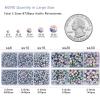image6736pcs Hotfix Rhinestones FlatbackRoyal Blue Rhinestones for Crafts Clothes Mixed 5 Sizes Hotfix Crystals with Tweezers and Wax Pencil Kit SS6SS30SapphireClear AB
