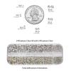 imageBeadsland 2880pcs Flatback Nail Rhinestones Kit Makeup Rhinestones for Eyes Face Clear AB and Crystal Mix 6 Sizes for Crafts Set 06