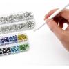 imageBeadsland 5280 Pieces Nail Art RhinestonesFlatback Rhinestones for Nail ArtCrystal Rhinestones for Nails Set Mix 12 ColorsSS10 and 6 SizesSS4SS16 for Clear and Clear AB Set 01