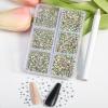 imageBeadsland 7200pcs Flatback RhinestonesOrange Rhinestone Nail Gems Round Crystal Rhinestones for CraftsMixed 6 Sizes with Wax Pencil Kit SS3SS10HyacinthOrangecrystal AB