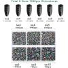 imageBeadsland 7200pcs Flatback RhinestonesOrange Rhinestone Nail Gems Round Crystal Rhinestones for CraftsMixed 6 Sizes with Wax Pencil Kit SS3SS10HyacinthOrangeGreen Volcano
