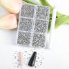 imageBeadsland 7200pcs Flatback RhinestonesOrange Rhinestone Nail Gems Round Crystal Rhinestones for CraftsMixed 6 Sizes with Wax Pencil Kit SS3SS10HyacinthOrangeSilver Hematite