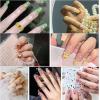 imageBeadsland 7200pcs Flatback RhinestonesOrange Rhinestone Nail Gems Round Crystal Rhinestones for CraftsMixed 6 Sizes with Wax Pencil Kit SS3SS10HyacinthOrangeLemon Yellow