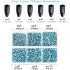 imageBeadsland 7200pcs Flatback RhinestonesOrange Rhinestone Nail Gems Round Crystal Rhinestones for CraftsMixed 6 Sizes with Wax Pencil Kit SS3SS10HyacinthOrangeAquamarine