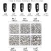 imageBeadsland 7200pcs Flatback RhinestonesOrange Rhinestone Nail Gems Round Crystal Rhinestones for CraftsMixed 6 Sizes with Wax Pencil Kit SS3SS10HyacinthOrangecrystal