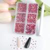 imageBeadsland 7200pcs Flatback RhinestonesOrange Rhinestone Nail Gems Round Crystal Rhinestones for CraftsMixed 6 Sizes with Wax Pencil Kit SS3SS10HyacinthOrangeHyacinth AB