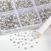 imageBeadsland 7200pcs Flatback RhinestonesOrange Rhinestone Nail Gems Round Crystal Rhinestones for CraftsMixed 6 Sizes with Wax Pencil Kit SS3SS10HyacinthOrangecrystal
