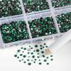imageBeadsland 7200pcs Flatback RhinestonesOrange Rhinestone Nail Gems Round Crystal Rhinestones for CraftsMixed 6 Sizes with Wax Pencil Kit SS3SS10HyacinthOrangeEmerald