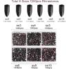 imageBeadsland 7200pcs Flatback RhinestonesOrange Rhinestone Nail Gems Round Crystal Rhinestones for CraftsMixed 6 Sizes with Wax Pencil Kit SS3SS10HyacinthOrangeAmethyst