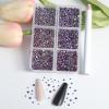 imageBeadsland 7200pcs Flatback RhinestonesOrange Rhinestone Nail Gems Round Crystal Rhinestones for CraftsMixed 6 Sizes with Wax Pencil Kit SS3SS10HyacinthOrangePurple Velvet