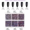 imageBeadsland 7200pcs Flatback RhinestonesOrange Rhinestone Nail Gems Round Crystal Rhinestones for CraftsMixed 6 Sizes with Wax Pencil Kit SS3SS10HyacinthOrangePurple Velvet