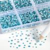 imageBeadsland 7200pcs Flatback RhinestonesOrange Rhinestone Nail Gems Round Crystal Rhinestones for CraftsMixed 6 Sizes with Wax Pencil Kit SS3SS10HyacinthOrangeAquamarine