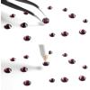 imageBeadsland Rhinestones for Makeup8 Sizes 2500pcs Red Flatback Rhinestones Eye Gems for Nails Crafts with Tweezers and Wax PencilSiamSS4SS30Amethyst