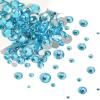 imageBeadsland Rhinestones for Makeup8 Sizes 2500pcs Red Flatback Rhinestones Eye Gems for Nails Crafts with Tweezers and Wax PencilSiamSS4SS30Aquamarine
