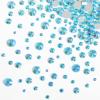 imageBeadsland Rhinestones for Makeup8 Sizes 2500pcs Red Flatback Rhinestones Eye Gems for Nails Crafts with Tweezers and Wax PencilSiamSS4SS30Aquamarine AB