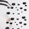 imageBeadsland Rhinestones for Makeup8 Sizes 2500pcs Red Flatback Rhinestones Eye Gems for Nails Crafts with Tweezers and Wax PencilSiamSS4SS30Black