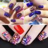 imageBeadsland Rhinestones for Makeup8 Sizes 2500pcs Red Flatback Rhinestones Eye Gems for Nails Crafts with Tweezers and Wax PencilSiamSS4SS30Blue Volcano