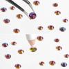 imageBeadsland Rhinestones for Makeup8 Sizes 2500pcs Red Flatback Rhinestones Eye Gems for Nails Crafts with Tweezers and Wax PencilSiamSS4SS30Blue Volcano