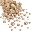 imageBeadsland Rhinestones for Makeup8 Sizes 2500pcs Red Flatback Rhinestones Eye Gems for Nails Crafts with Tweezers and Wax PencilSiamSS4SS30Golden Shadow