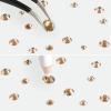 imageBeadsland Rhinestones for Makeup8 Sizes 2500pcs Red Flatback Rhinestones Eye Gems for Nails Crafts with Tweezers and Wax PencilSiamSS4SS30Golden Shadow