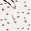 imageBeadsland Rhinestones for Makeup8 Sizes 2500pcs Red Flatback Rhinestones Eye Gems for Nails Crafts with Tweezers and Wax PencilSiamSS4SS30Light Peach