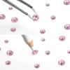 imageBeadsland Rhinestones for Makeup8 Sizes 2500pcs Red Flatback Rhinestones Eye Gems for Nails Crafts with Tweezers and Wax PencilSiamSS4SS30Light Pink