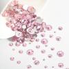 imageBeadsland Rhinestones for Makeup8 Sizes 2500pcs Red Flatback Rhinestones Eye Gems for Nails Crafts with Tweezers and Wax PencilSiamSS4SS30Light Pink