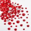 imageBeadsland Rhinestones for Makeup8 Sizes 2500pcs Red Flatback Rhinestones Eye Gems for Nails Crafts with Tweezers and Wax PencilSiamSS4SS30Light Siam