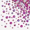 imageBeadsland Rhinestones for Makeup8 Sizes 2500pcs Red Flatback Rhinestones Eye Gems for Nails Crafts with Tweezers and Wax PencilSiamSS4SS30Light Siam AB
