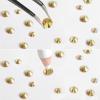 imageBeadsland Rhinestones for Makeup8 Sizes 2500pcs Red Flatback Rhinestones Eye Gems for Nails Crafts with Tweezers and Wax PencilSiamSS4SS30Metal Sunlight