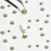 imageBeadsland Rhinestones for Makeup8 Sizes 2500pcs Red Flatback Rhinestones Eye Gems for Nails Crafts with Tweezers and Wax PencilSiamSS4SS30Peridot
