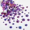 imageBeadsland Rhinestones for Makeup8 Sizes 2500pcs Red Flatback Rhinestones Eye Gems for Nails Crafts with Tweezers and Wax PencilSiamSS4SS30Purple Velvet