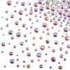 imageBeadsland Rhinestones for Makeup8 Sizes 2500pcs Red Flatback Rhinestones Eye Gems for Nails Crafts with Tweezers and Wax PencilSiamSS4SS30Transparent AB