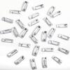 imageBeadsland 144pcs Hotfix Rectangle Rhinestones Flat Back Rhinestones Glass Flatback Crystal Shaped Gems 38mm