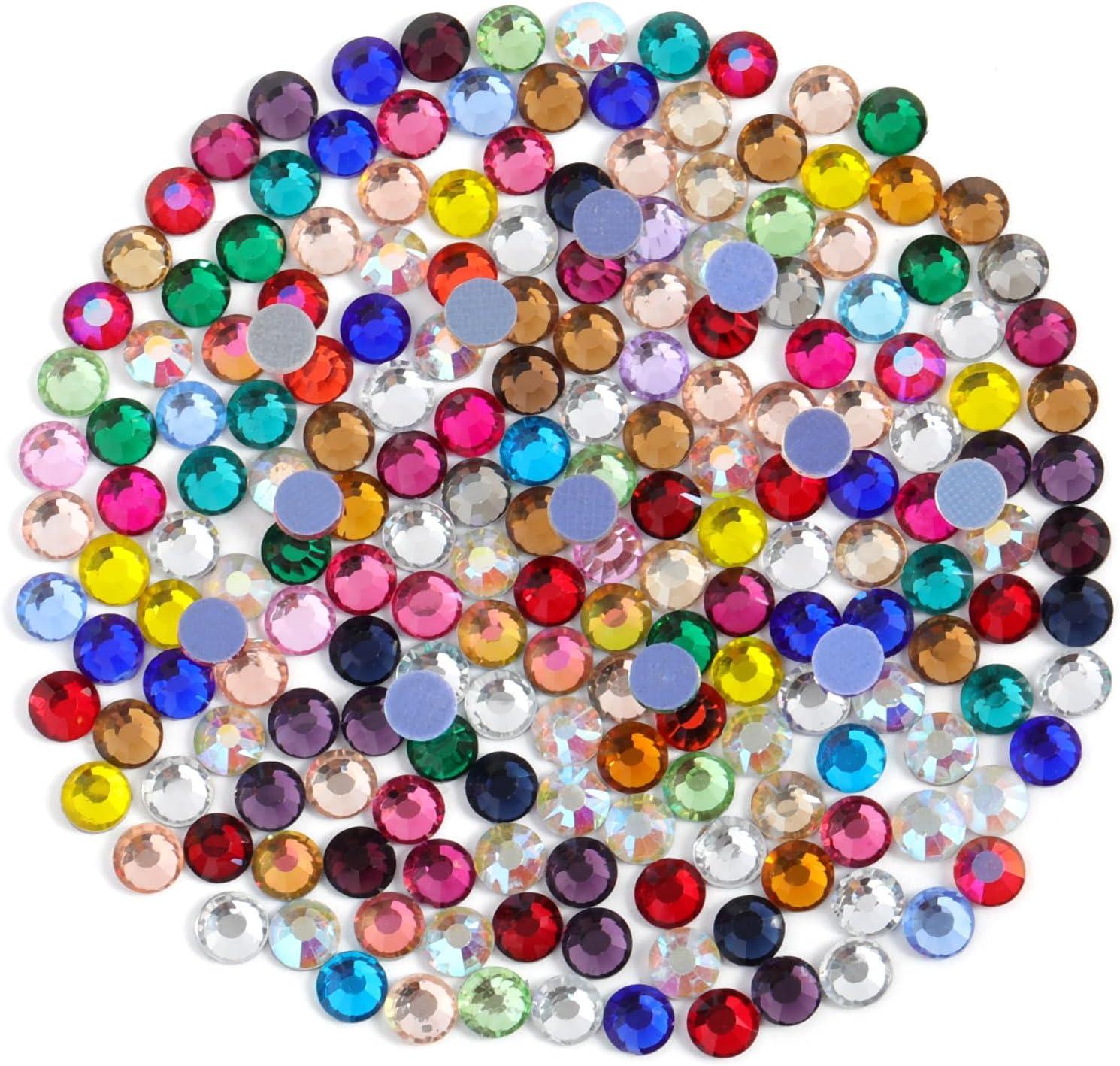 image6000PCS Hotfix Rhinestones Bulk Clear Rhinestones for Crafts ClothesHotfix Crystals DIY Decoration SS10 2729mmMix Color