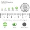 image6000PCS Hotfix Rhinestones Bulk Clear Rhinestones for Crafts ClothesHotfix Crystals DIY Decoration SS10 2729mmLight Green