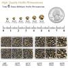 imageBEADSLAND Hotfix Rhinestones 6080PCS Clear Rhinestones for Clothes Crafts Mixed 6 Sizes with Wax Pencil and Tweezers Kit SS6SS30 CrystalAurum