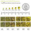 imageBEADSLAND Hotfix Rhinestones 6080PCS Clear Rhinestones for Clothes Crafts Mixed 6 Sizes with Wax Pencil and Tweezers Kit SS6SS30 CrystalCitrine