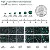 imageBEADSLAND Hotfix Rhinestones 6080PCS Clear Rhinestones for Clothes Crafts Mixed 6 Sizes with Wax Pencil and Tweezers Kit SS6SS30 CrystalEmerald