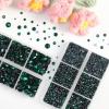 imageBEADSLAND Hotfix Rhinestones 6080PCS Clear Rhinestones for Clothes Crafts Mixed 6 Sizes with Wax Pencil and Tweezers Kit SS6SS30 CrystalEmerald