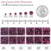 imageBEADSLAND Hotfix Rhinestones 6080PCS Clear Rhinestones for Clothes Crafts Mixed 6 Sizes with Wax Pencil and Tweezers Kit SS6SS30 CrystalFuchsia