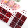 imageBEADSLAND Hotfix Rhinestones 6080PCS Clear Rhinestones for Clothes Crafts Mixed 6 Sizes with Wax Pencil and Tweezers Kit SS6SS30 CrystalLight Siam