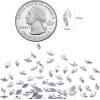 imageBeadsland 144pcs Hotfix Diamond Crystal Shaped Rhinestones Flatback Glass Crystal Gems 610mm
