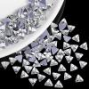 imageBeadsland 144pcs Hotfix Rugular Triangle Crystal Shaped Rhinestones Flatback Glass Crystal Gems 55mm