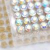 imageBeadsland 240X400mm Crystal Rhinestone Trim Hotfix Strass Crystal Mesh Banding Bridal Beaded Applique in Sheet for Dresses with 2mm Rhinestones LtColTopazCrystalAB