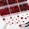 imageBeadsland 8300PCS Flatback Rhinestones AB Crystal Rhinestone Round Crystal Rhinestones for Crafts Mixed 10 Sizes with Wax Pencil and Tweezer Kit SS3SS30 Crystal ABSiam